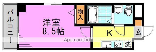 ペアパレス新高円寺(1K/7階)の間取り写真