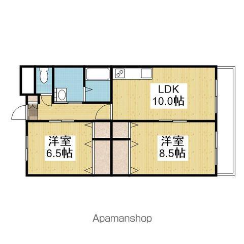 M3マンション(2LDK/5階)の間取り写真
