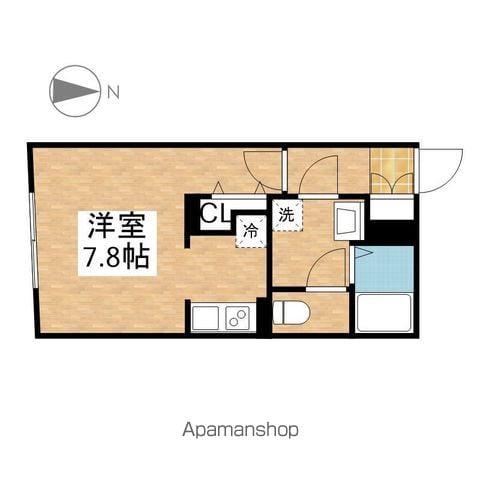 MTM東別院(1K/4階)の間取り写真