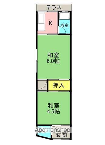 GM第3(2K/1階)の間取り写真