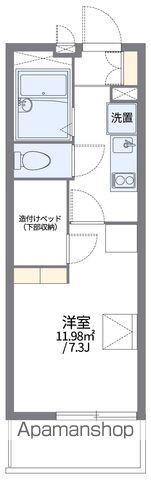 レオパレスLフェリース掛川(1K/1階)の間取り写真