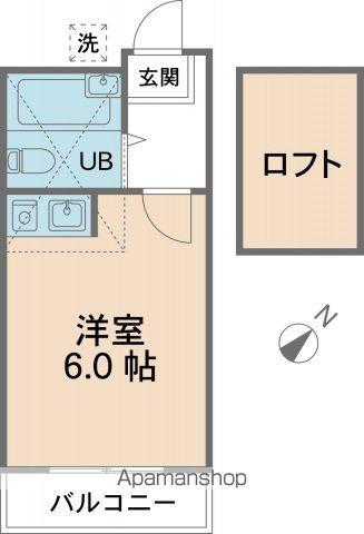 コーポ久我山(ワンルーム/2階)の間取り写真