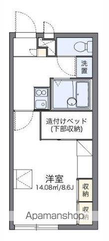 レオパレス大町(1K/2階)の間取り写真