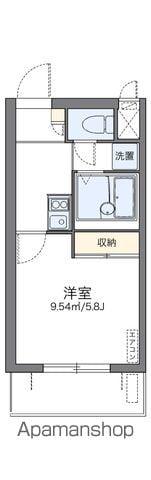 レオパレスオゥル 3階階 間取り