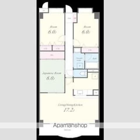 リーフマンション グランディア(3LDK/5階)の間取り写真