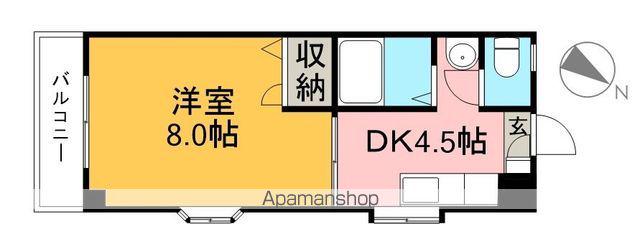 メゾンレーヴ高須(1K/3階)の間取り写真