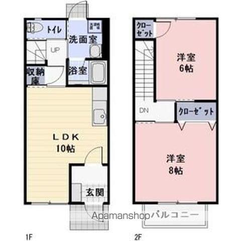 ブランシェ越水(2LDK)の間取り写真