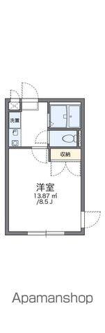 レオパレスサンローゼA(1K/1階)の間取り写真