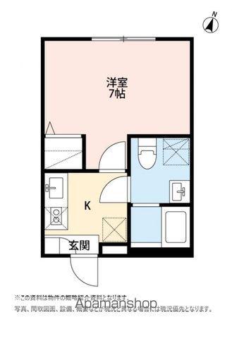 YUZURU長町(1K/3階)の間取り写真