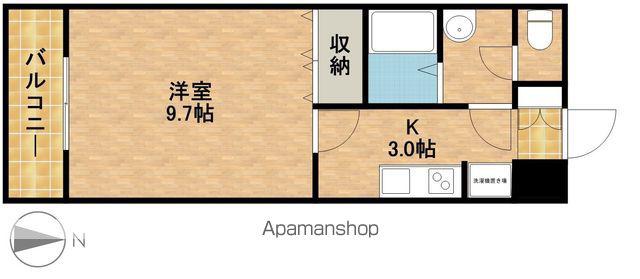 エスプリド伎倍(1K/2階)の間取り写真