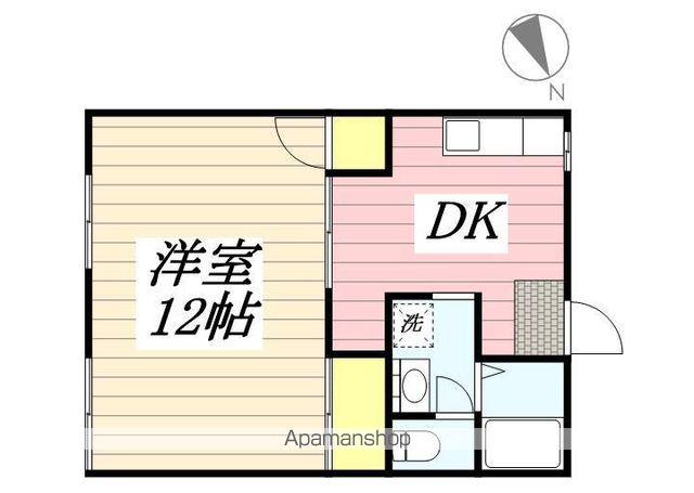 ハイツドリーム(1DK/1階)の間取り写真