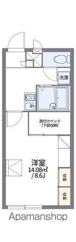 レオパレス竹寅(1K/2階)の間取り写真