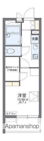 レオパレス大井町(1K/2階)の間取り写真