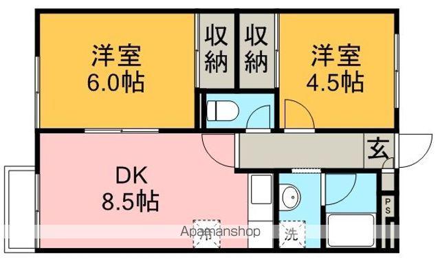 フラットI 2階階 間取り