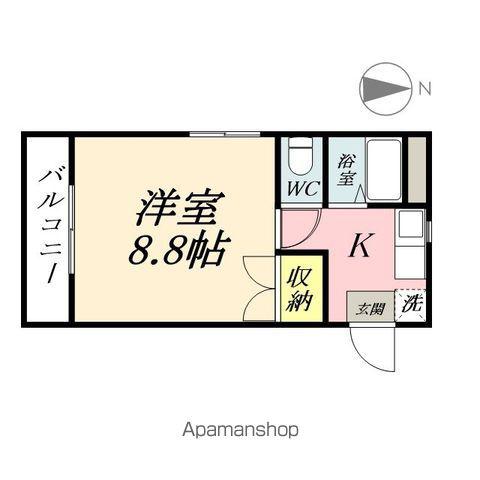 サニーヒルズ泉田Ⅰ(1K/1階)の間取り写真