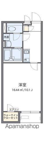 レオネクストタケウチ(1K/1階)の間取り写真