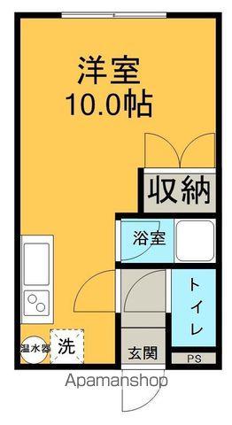 メゾンスリーゼ(ワンルーム/1階)の間取り写真