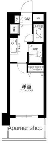 アヴァンツァーレ新宿ピアチェーレ 7階階 間取り