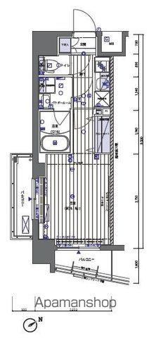 メインステージ板橋本町(1K/2階)の間取り写真