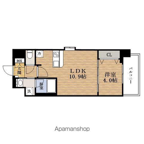 SPLENDIDE弁天町 (1LDK/5階)の間取り写真
