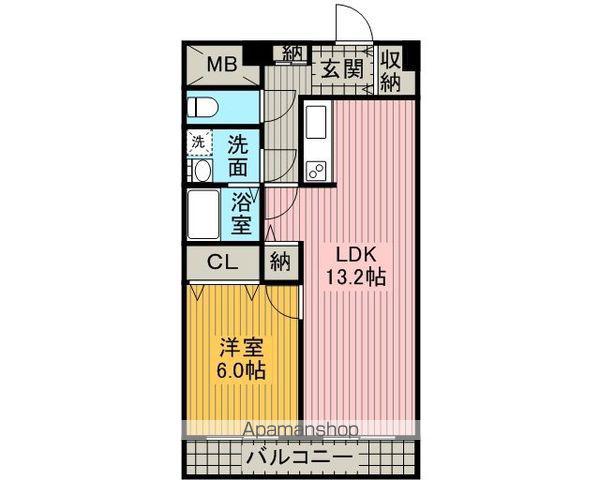 音羽本郷ビル(1LDK/5階)の間取り写真