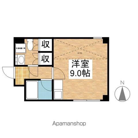 千種ハウス(ワンルーム/2階)の間取り写真