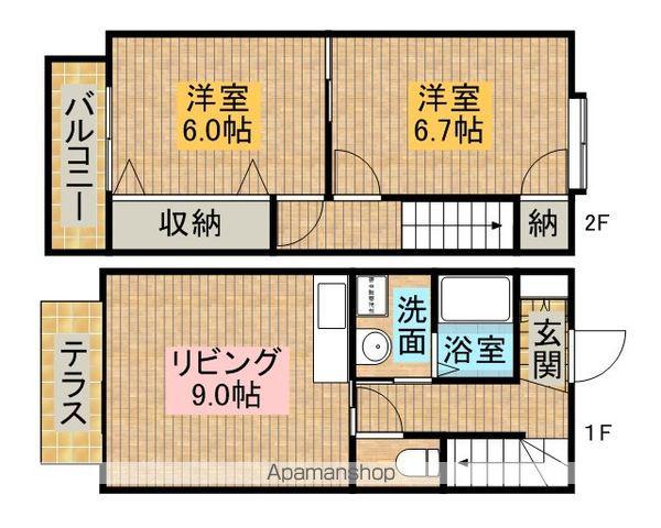 ＤＩＸＩＥⅢ(2DK)の間取り写真
