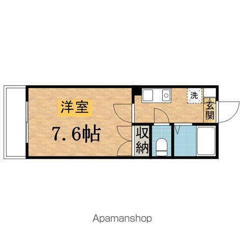 エスポワールエイシン(1K/3階)の間取り写真