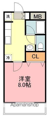 グランシティ黒松(1K/3階)の間取り写真