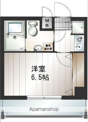 ダイナコートパインズヒル(1K/4階)の間取り写真