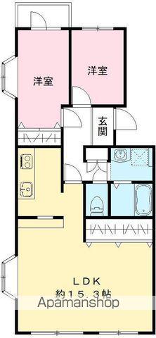 第六サンハイツ大森(2LDK/3階)の間取り写真