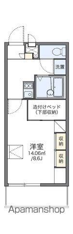レオパレスBLUE・WILLO(1K/2階)の間取り写真