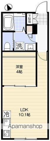 FENICE HAKURAKU(1LDK/1階)の間取り写真