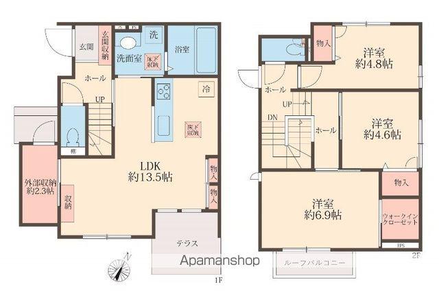 ＧＲＡＮＤ　ＶＩＬＬＡ(3LDK)の間取り写真