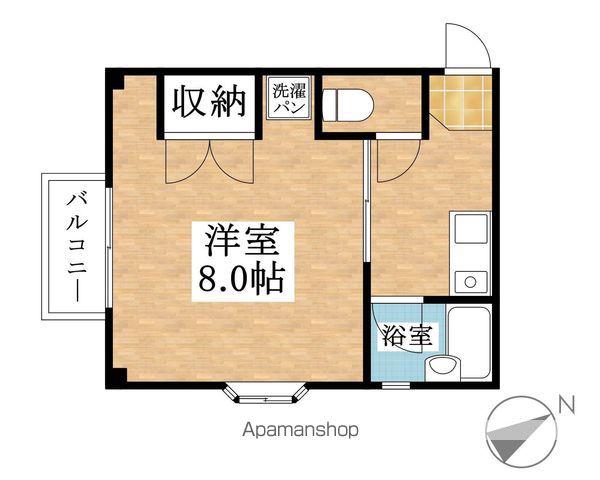 ジュッセルハイツ(1K/2階)の間取り写真