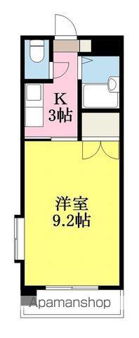 伊予鉄道横河原線 北久米駅 徒歩18分 2階建 築29年(1K/2階)の間取り写真