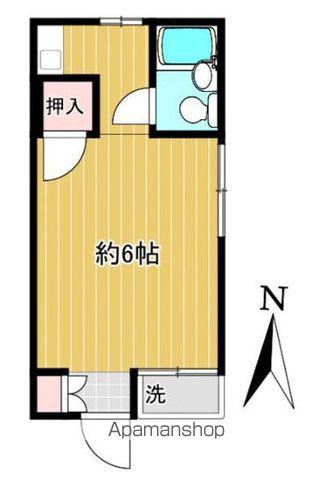 ルネ目白(ワンルーム/1階)の間取り写真