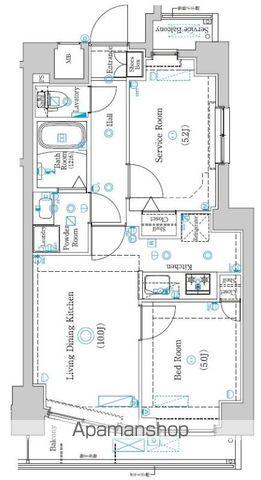 ラフィスタ墨田5丁目Ⅱ(1SLDK/6階)の間取り写真