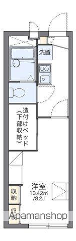 レオパレス大堀Ⅱ(1K/2階)の間取り写真