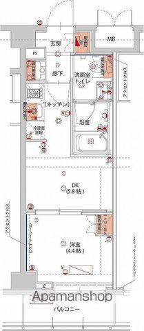 ハーモニーレジデンス神楽坂ヒルズsecond 2階階 間取り