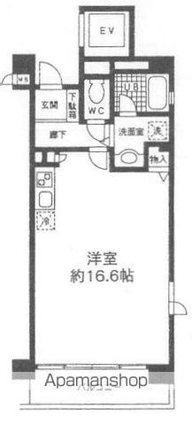 広栄青葉台レジデンス(ワンルーム/2階)の間取り写真