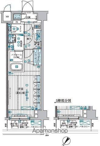 ブライズ中野南台 3階階 間取り