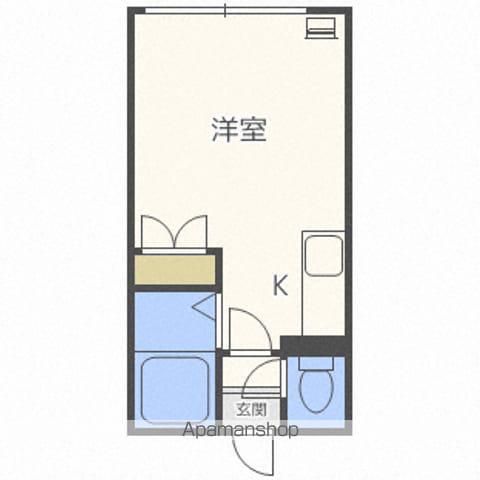 アーリーハウス(ワンルーム/3階)の間取り写真