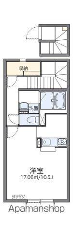 レオネクストミルキーウェイ(1K/2階)の間取り写真