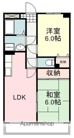 マイシティオグロ(2LDK/2階)の間取り写真