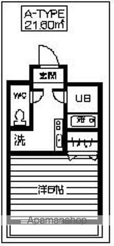 メゾン・ド・シャーレ(ワンルーム/5階)の間取り写真