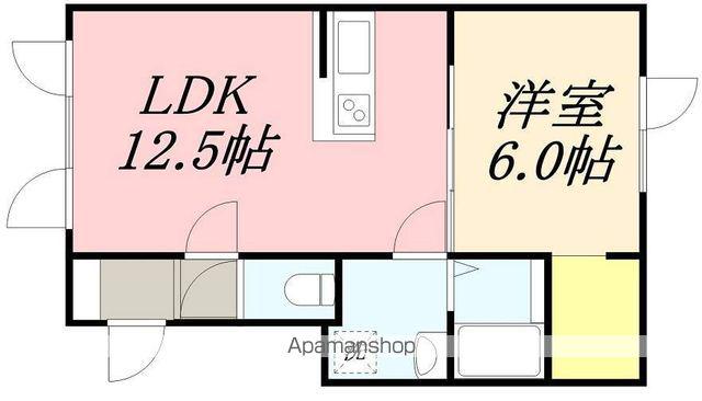 グランボヤージュ(1LDK/2階)の間取り写真