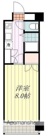 ジョイフル第二山越(1K/1階)の間取り写真