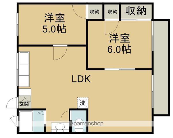 プレアメゾン(2LDK/1階)の間取り写真