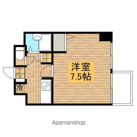 ガーラプレイス錦糸町(1K/8階)の間取り写真